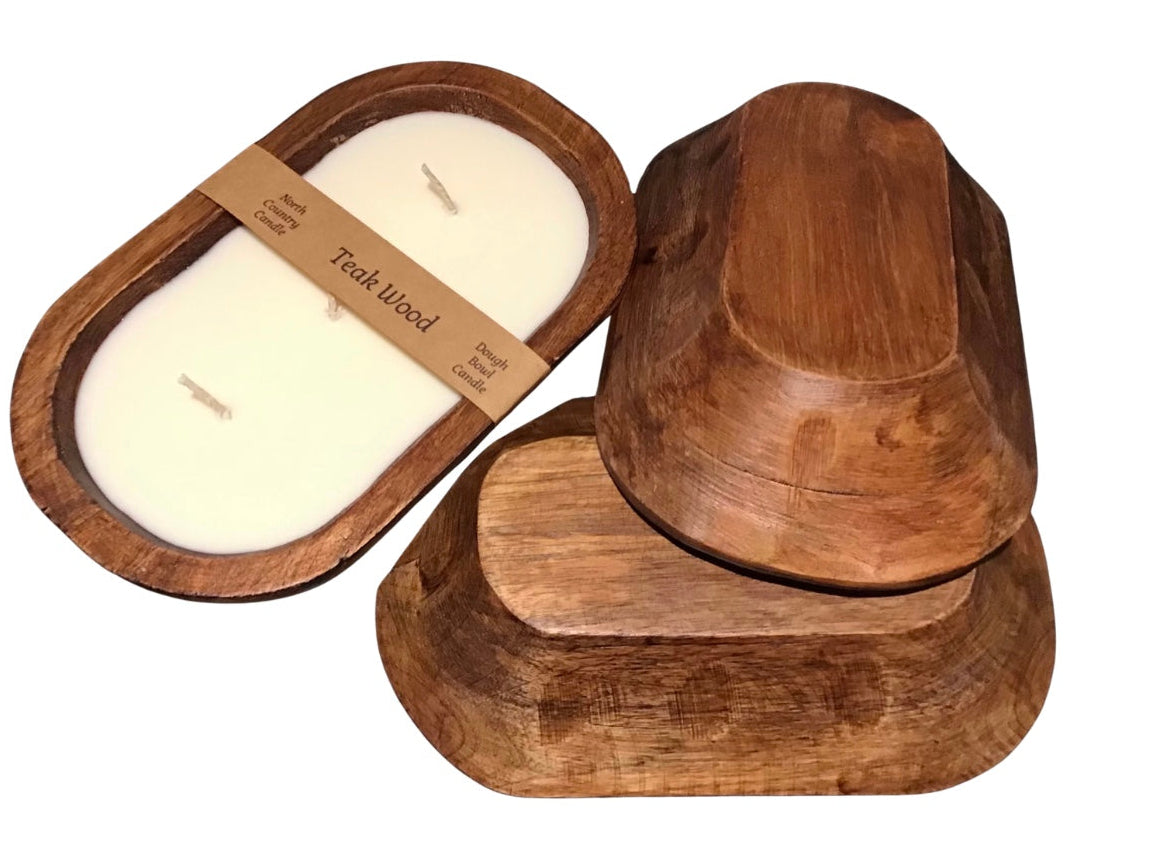 Moroccan Cashmere - Antique Walnut Dough Bowl