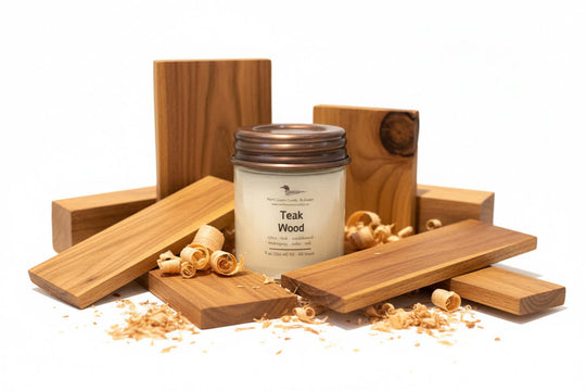 Teak Wood - 9 oz Soy Wax Candle