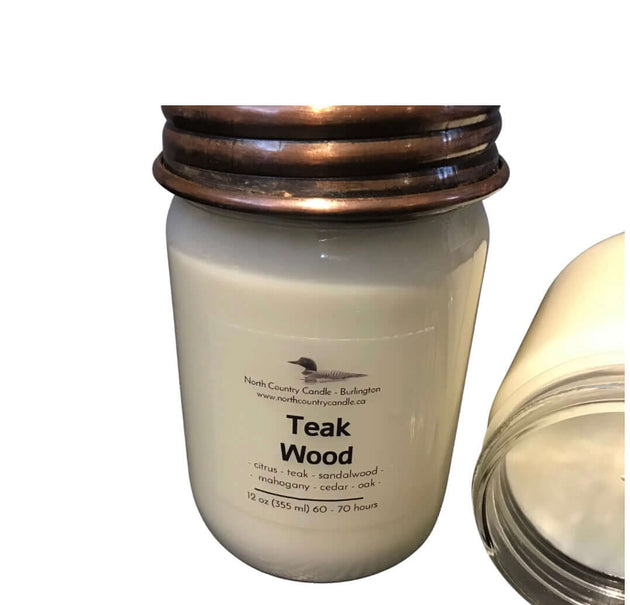 Teak Wood - 9 oz Soy Wax Candle