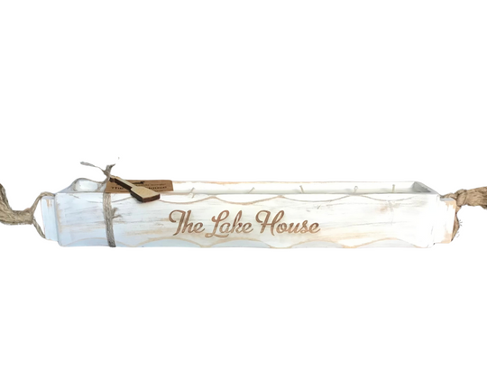 The Lake House - Engraved Dough Bowl Candle