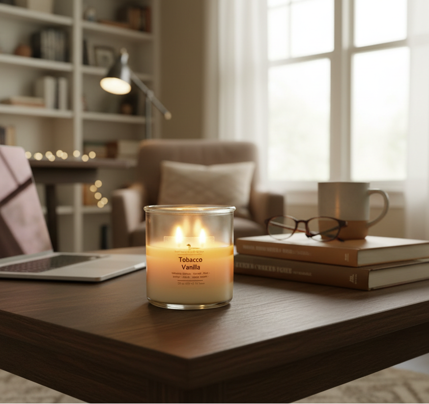 Tobacco Vanilla - 20 oz Soy Wax Candle