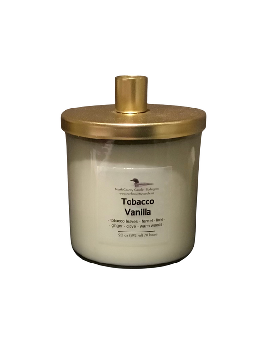Tobacco Vanilla - 20 oz Soy Wax Candle