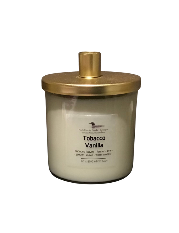 Tobacco Vanilla - 20 oz Soy Wax Candle