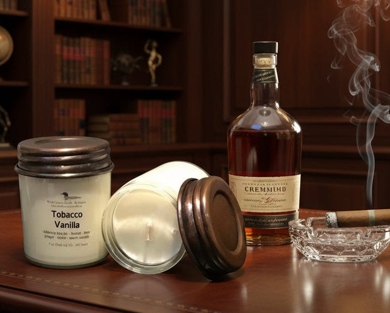 Tobacco Vanilla - 9 oz Soy Wax Candle