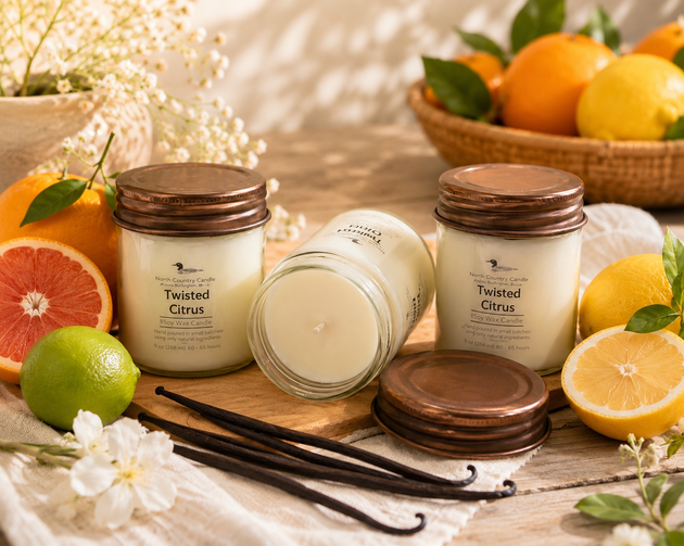 Twisted Citrus 9 oz Scented Soy Candle