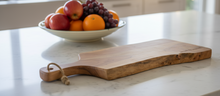Load image into Gallery viewer, Acacia Wood Rope Handled Serving Platter
