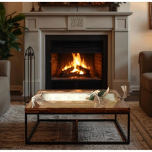 Load image into Gallery viewer, Mango Wood Candle Tray - Evergreen + Berry
