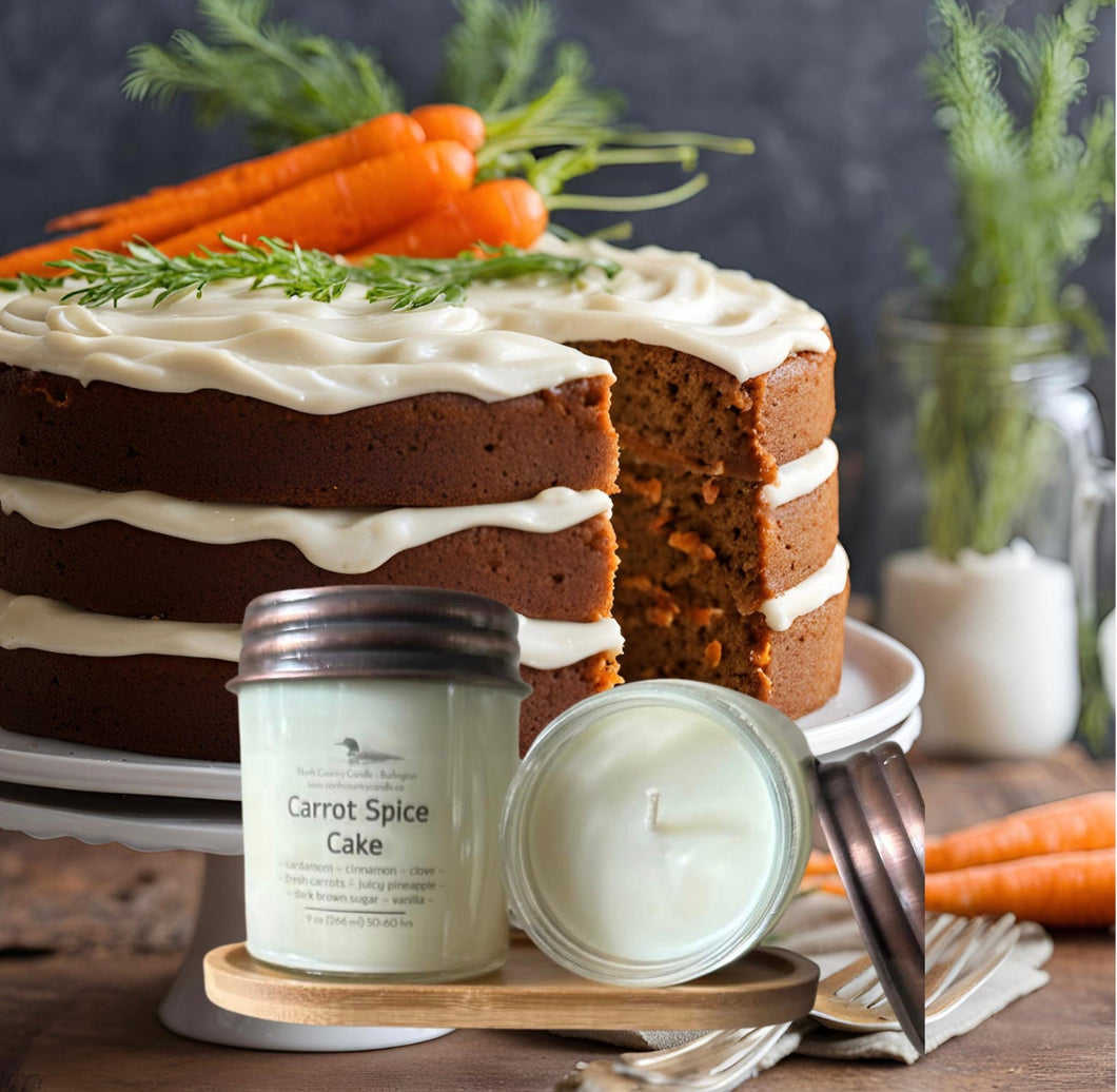 Carrot Spice Cake - 9 oz Soy Wax Candle