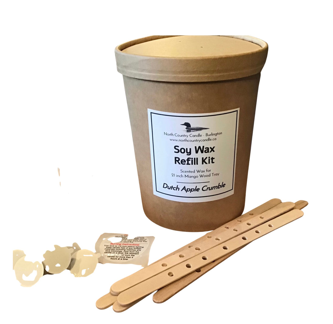 Soy Wax Refill Kit for Oak Style Dough Bowls