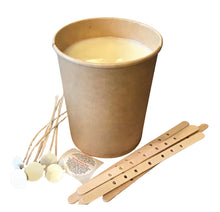 Load image into Gallery viewer, Soy Wax Refill Kit for Oak Style Dough Bowls
