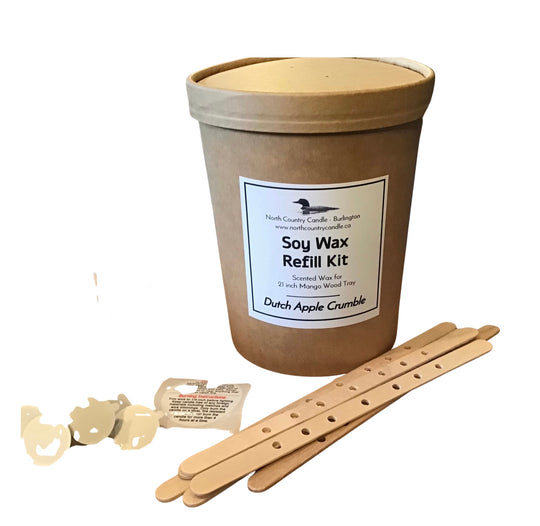 Soy Wax Refill Kit for Mango Wood Trays