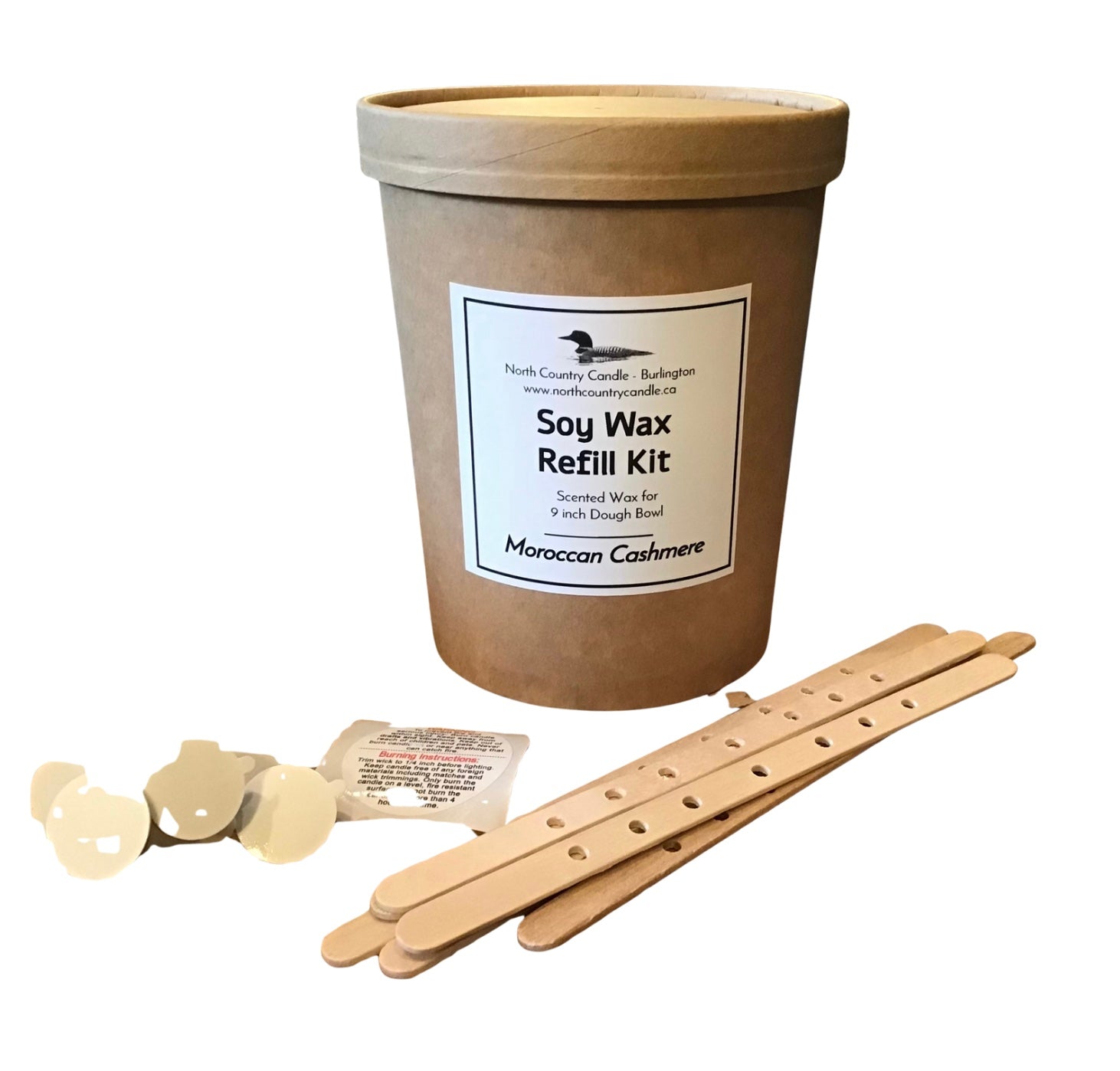 Soy Wax Refill Kit for Oak Style Dough Bowls