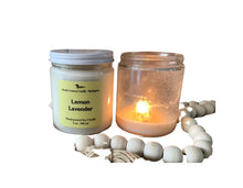 Load image into Gallery viewer, SWIRL - Lemon Lavender Soy Wax Candle
