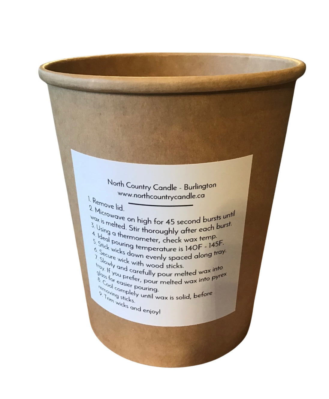 Soy Wax Refill Kit for Oak Style Dough Bowls