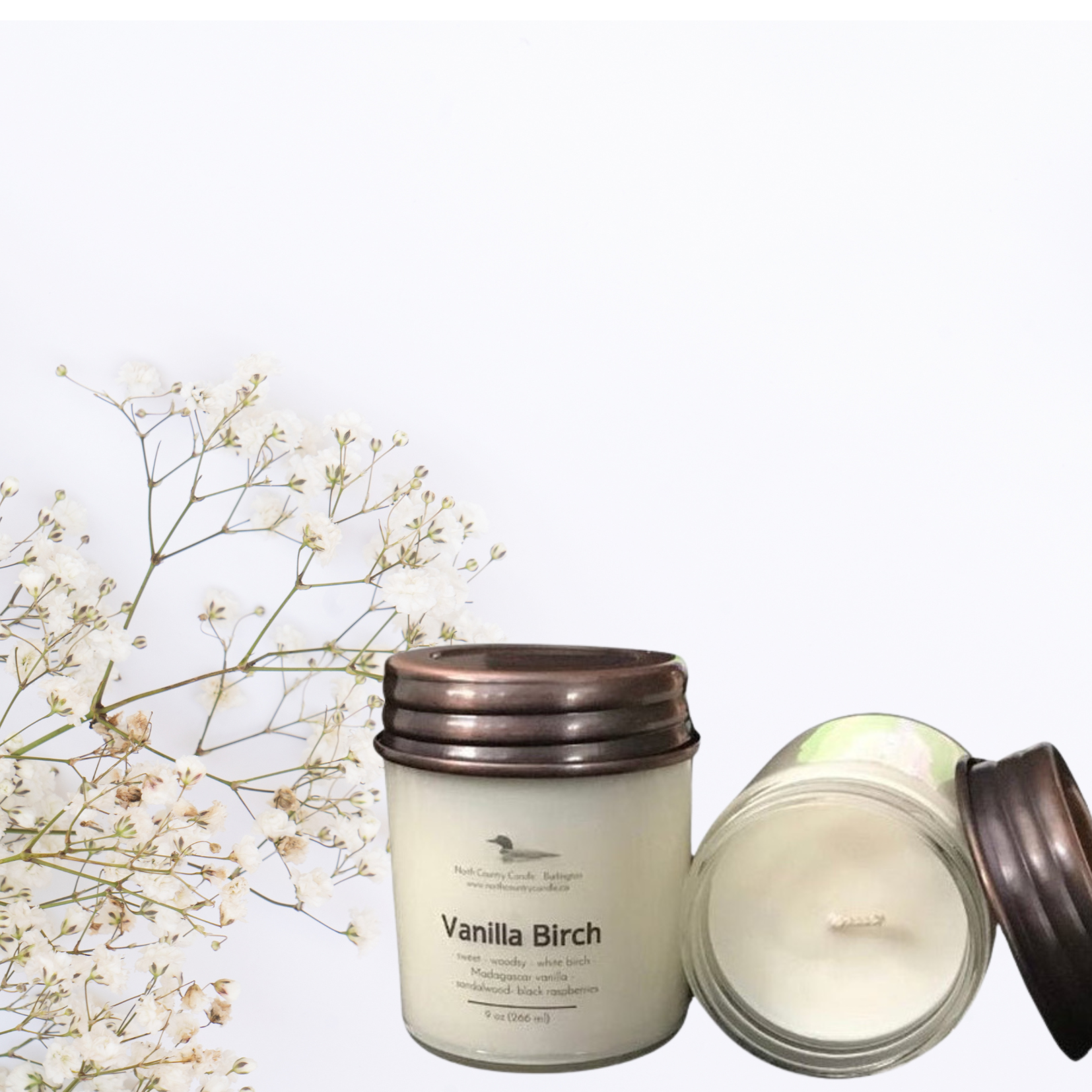 Vanilla Birch - 9 oz Soy Wax Candle