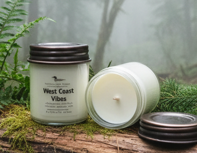 West Coast Vibes 9 oz Soy Wax Candle