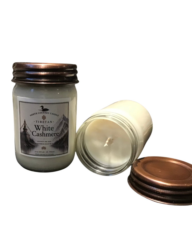 White Cashmere - 12 oz Coconut Wax Candle