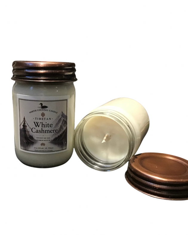 White Cashmere - 12 oz Coconut Wax Candle