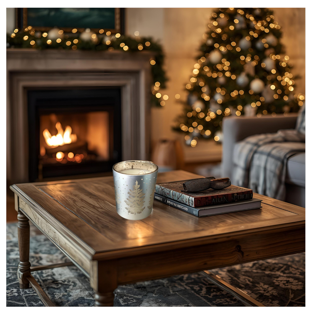 White Christmas 10 oz Candle