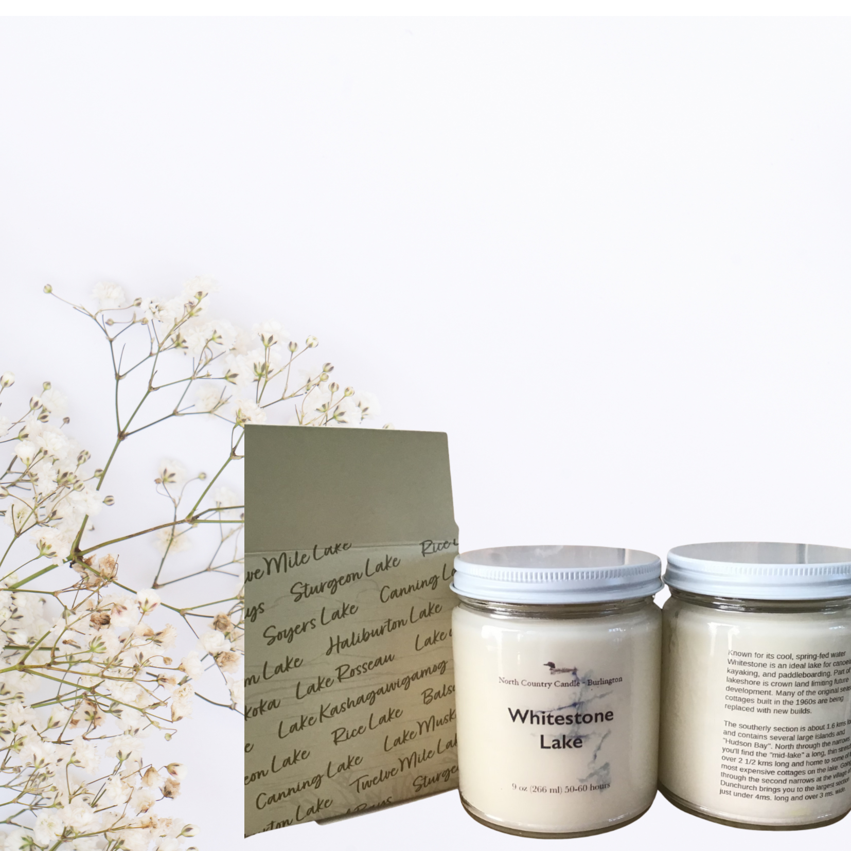 Whitestone Lake - Cottage Country Lake Candles