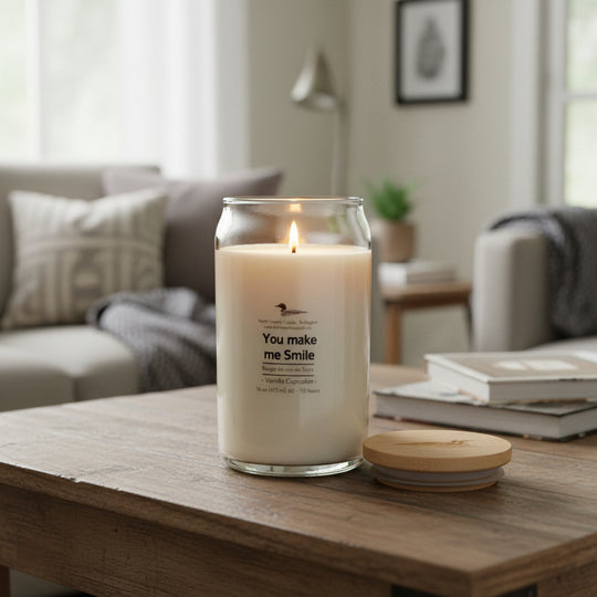 You Make Me Smile-16 oz  ever Glass Candle
