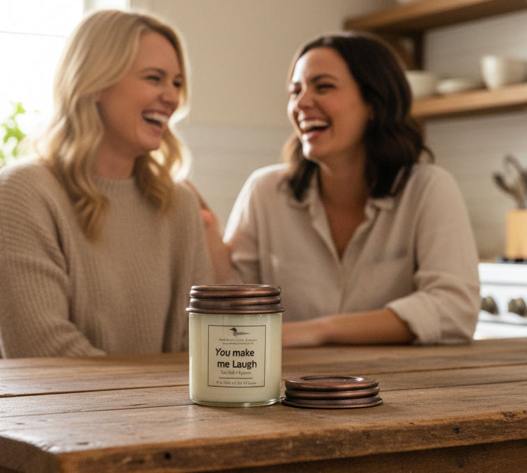 You Make Me Laugh - Sea Salt + Cypress