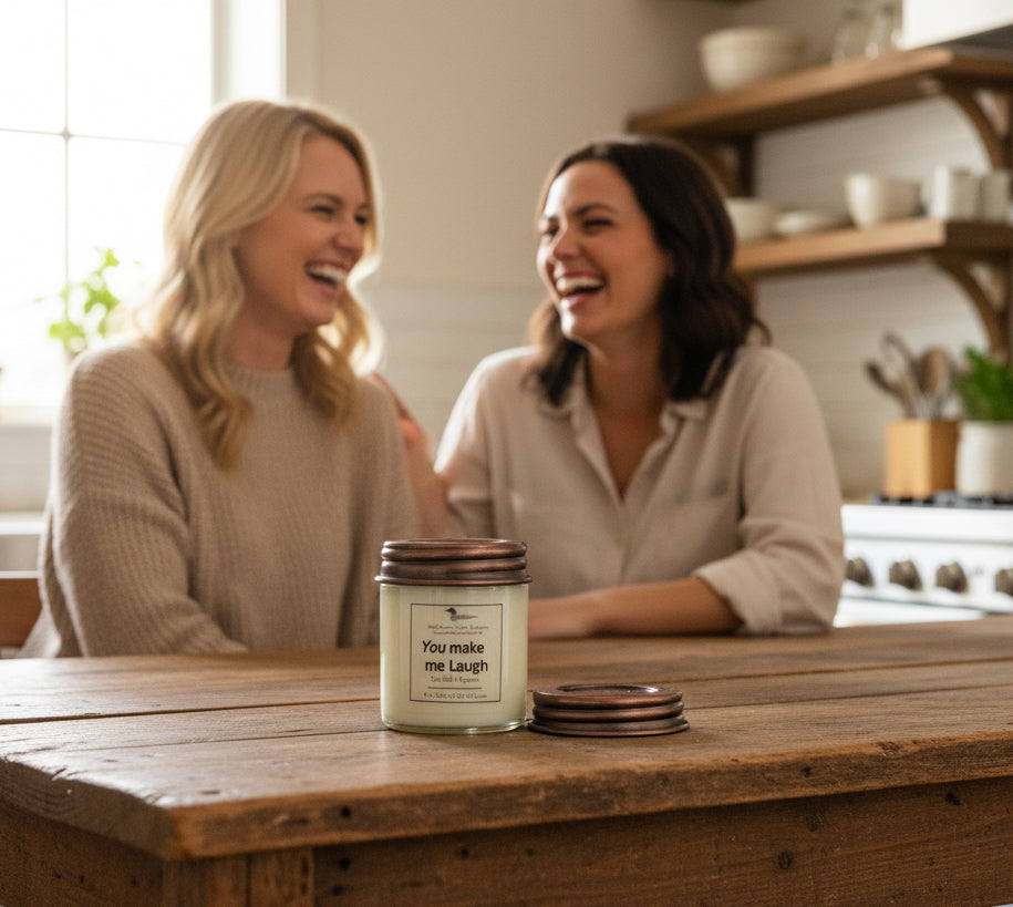 You Make Me Laugh - Sea Salt + Cypress