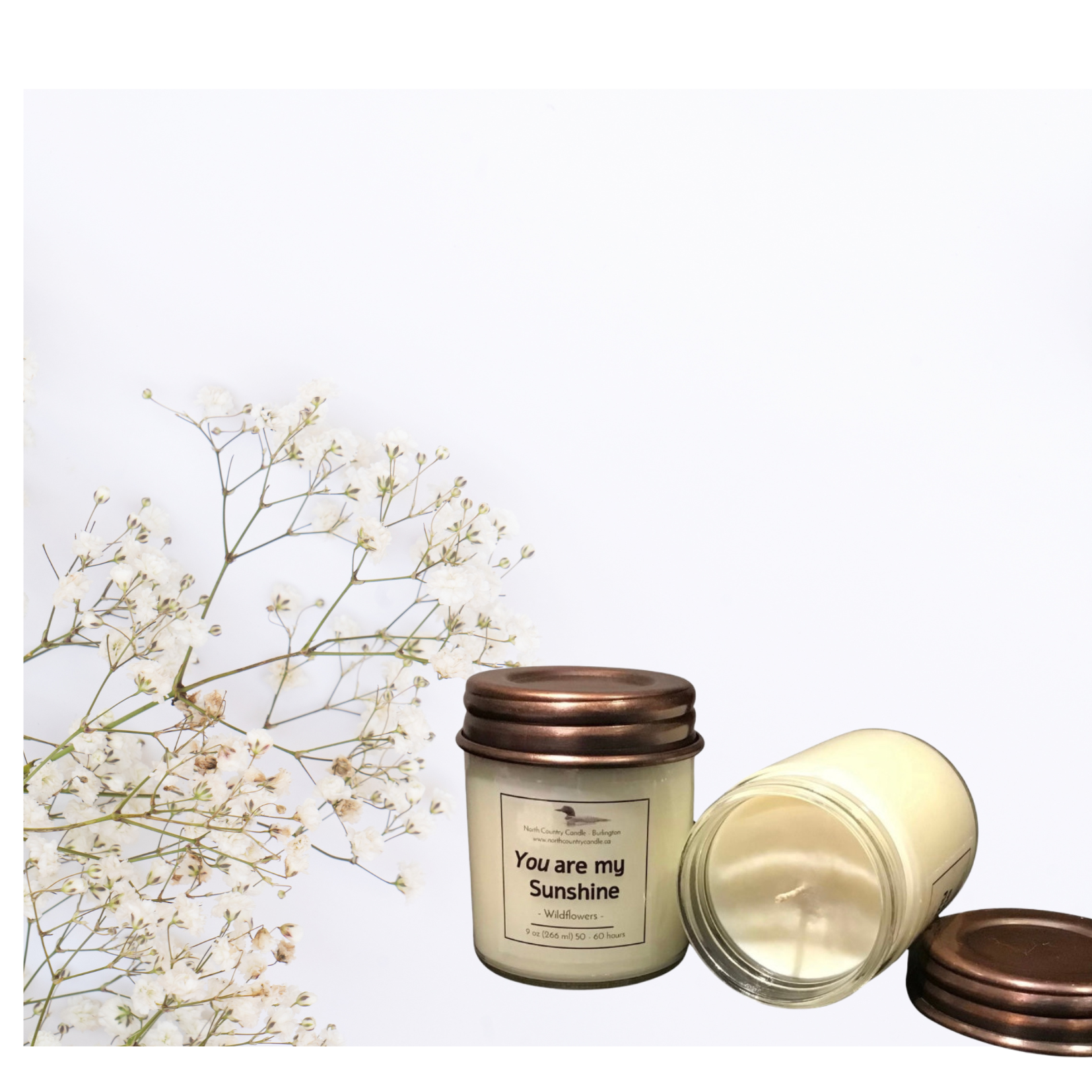 You are my Sunshine - 9 oz Soy Wax Candle