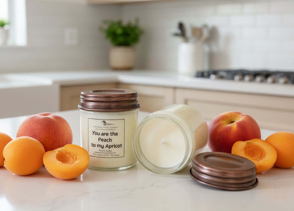You are the Peach to my Apricot - 9 oz Soy Wax Candle