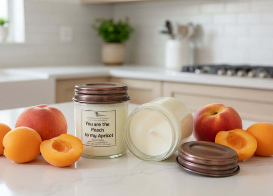You are the Peach to my Apricot - 9 oz Soy Wax Candle