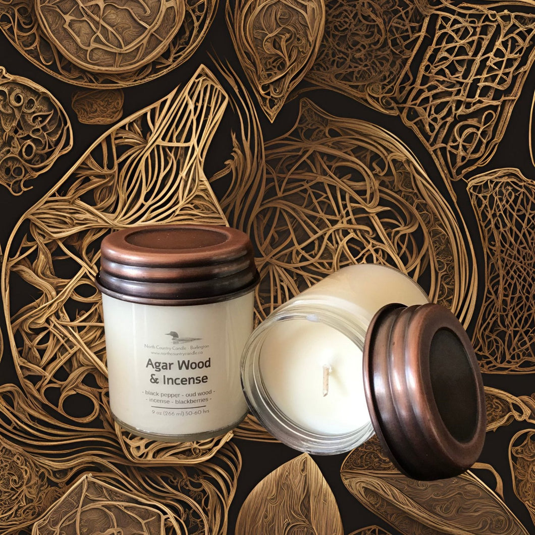 Agar Wood & Incense - 9 oz Soy Candle