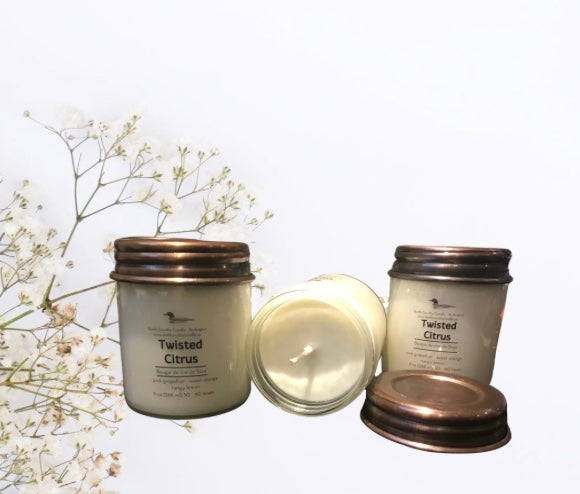 Twisted Citrus - 9 oz Soy Wax Candle