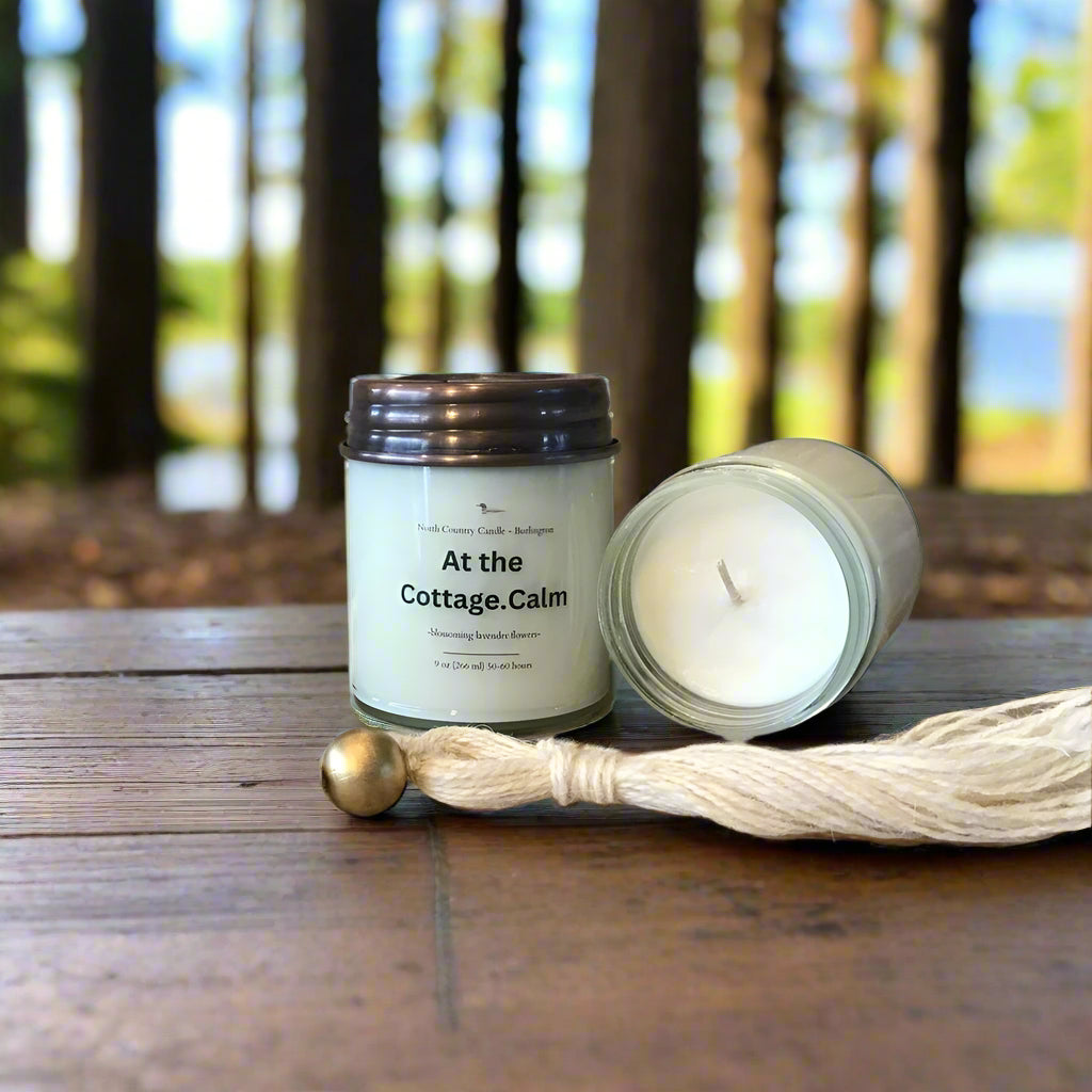 At the Cottage.calm - 9 oz Soy Wax Candle