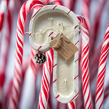 Load image into Gallery viewer, Candy Cane Dough Bowl Soy Candle
