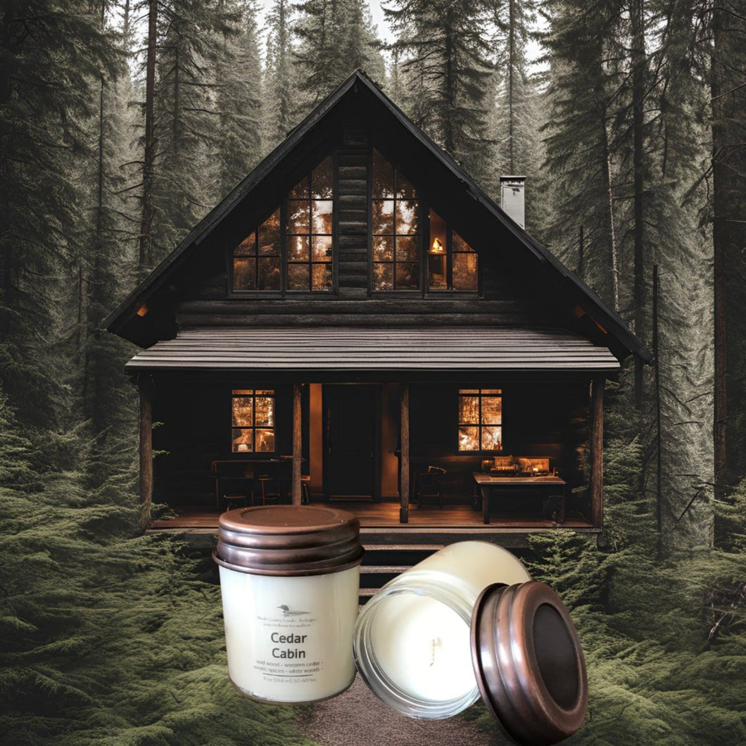 Cedar Cabin - 9 oz Soy Wax Candle