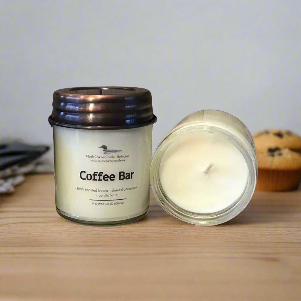 Coffee Bar - 9 oz Soy Wax Candle - Best Seller!