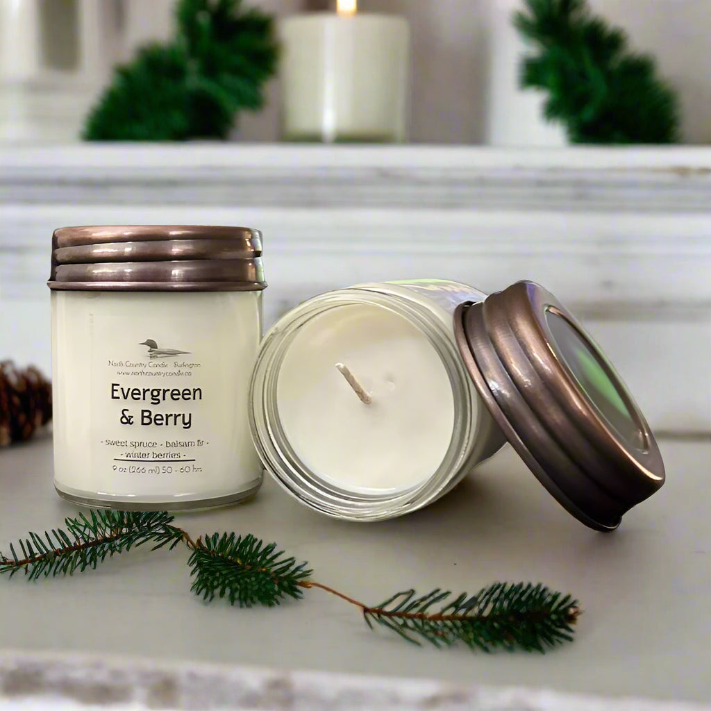 Evergreen & Berry - 9 oz Soy Candle