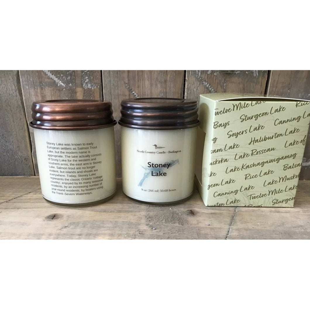 Stoney Lake -9 oz Gift Boxed Candle