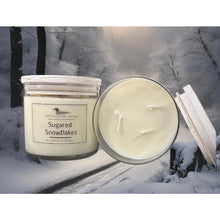 Load image into Gallery viewer, Sugared Snowflakes - 16 oz Soy Candle
