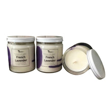 Load image into Gallery viewer, SWIRL- French Lavender - 9 oz Soy Wax Candle
