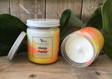 Load image into Gallery viewer, SWIRL-Mango Papaya - Soy Wax Candle
