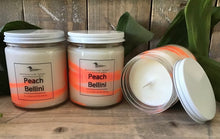 Load image into Gallery viewer, SWIRL-Peach Bellini Soy Wax Candle
